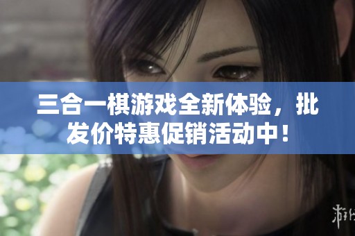 三合一棋游戏全新体验，批发价特惠促销活动中！