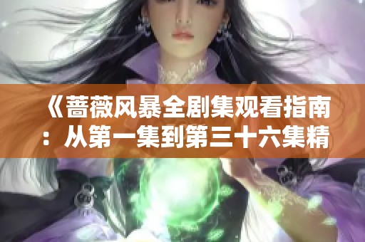《蔷薇风暴全剧集观看指南：从第一集到第三十六集精彩回顾》