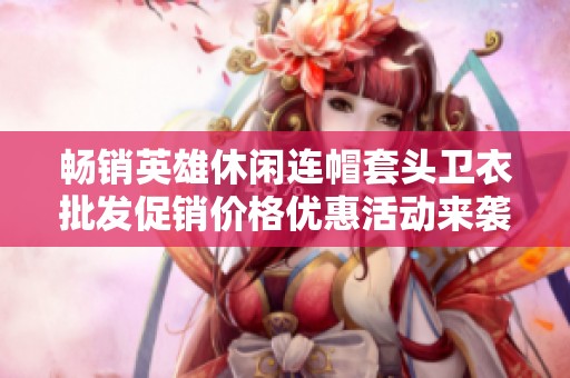畅销英雄休闲连帽套头卫衣批发促销价格优惠活动来袭