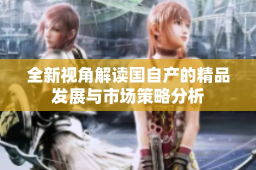 全新视角解读国自产的精品发展与市场策略分析