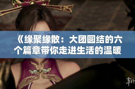 《缘聚缘散：大团圆结的六个篇章带你走进生活的温暖与感动》