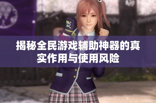 揭秘全民游戏辅助神器的真实作用与使用风险
