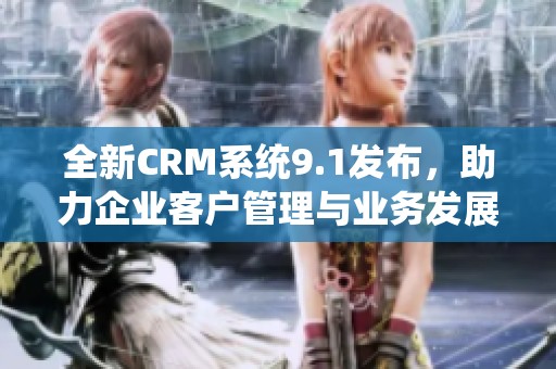 全新CRM系统9.1发布，助力企业客户管理与业务发展提升